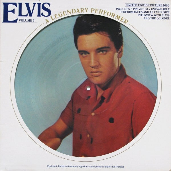 Elvis Presley – A Legendary Performer - Volume 3 (LP, Picture disc)