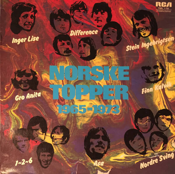 Diverse - Norske Topper (LP)