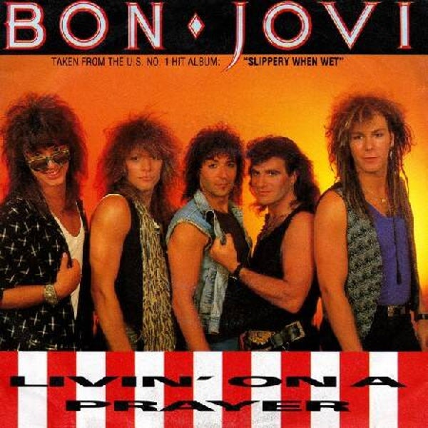 Bon Jovi ‎– Livin' On A Prayer (7")