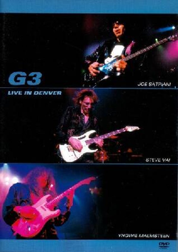 G3: Joe Satriani, Steve Vai, Yngwie Malmsteen – G3 - Live In Denver (DVD)