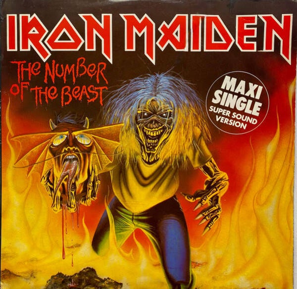 Iron Maiden – The Number Of The Beast (12" maxi)