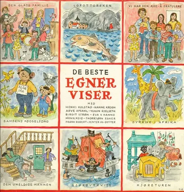 Thorbjørn Egner – De Beste Egner Viser (LP)