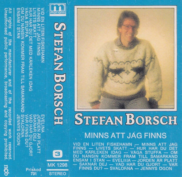 Stefan Borsch – Minns Att Jag Finns (Kassett)