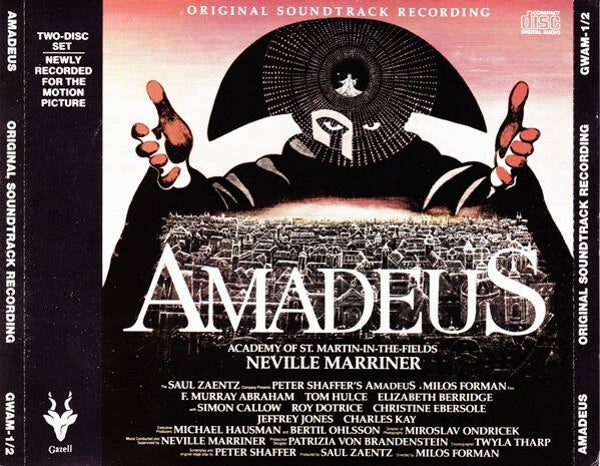 Neville Marriner, Academy Of St Martin-In-the-Fields – Amadeus - Original Soundtrack Recording (2CD)