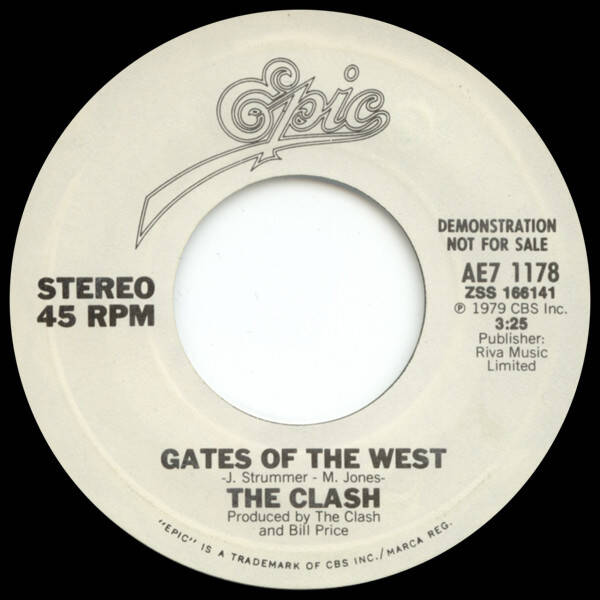 The Clash - Gates Of The West/Groovy Times (7" - Promo)