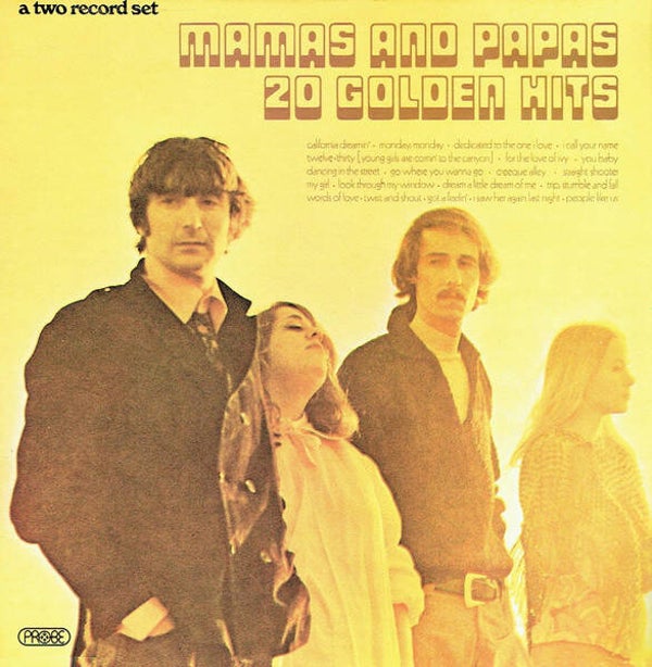 Mamas And Papas – 20 Golden Hits (2LP)