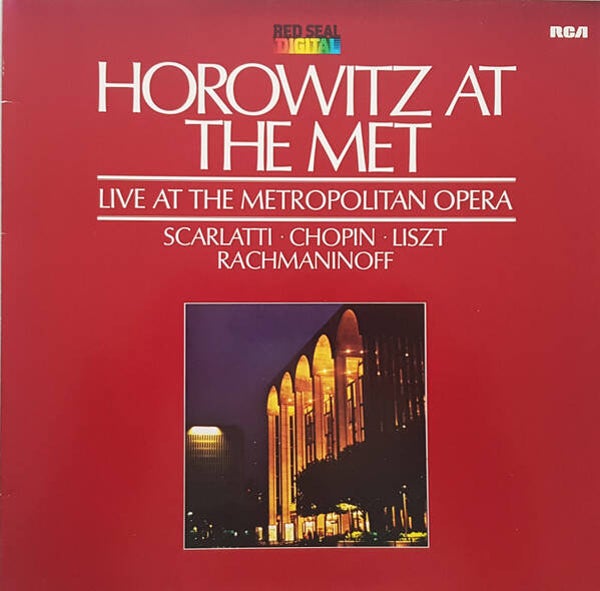 Horowitz - Scarlatti, Chopin, Liszt, Rachmaninoff – Horowitz At The Met (LP)