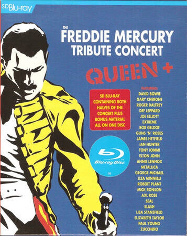 Queen + Diverse artister – The Freddie Mercury Tribute Concert (Bluray)