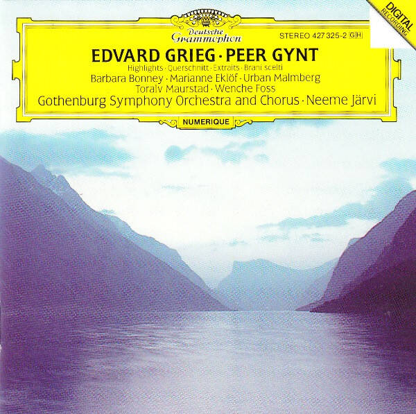 Edvard Grieg - Gothenburg Symphony Orchestra, Neeme Järvi – Peer Gynt - Highlights (CD)