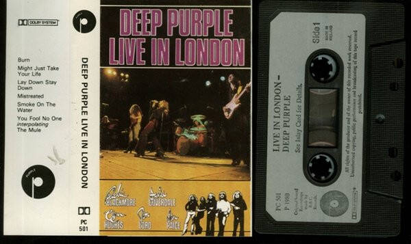 Deep Purple - Live in London (Kassett)