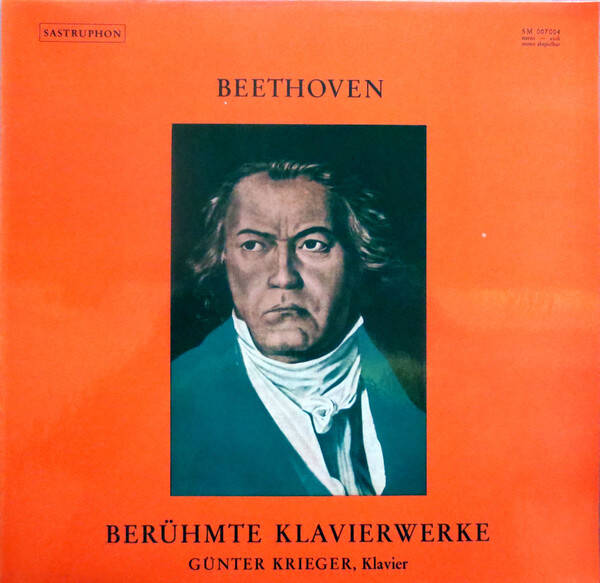 Beethoven, Günter Krieger – Berühmte Klavierwerke (LP)