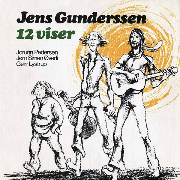 Jorunn Pedersen, Jørn Simen Øverli, Geirr Lystrup - Jens Gunderssen 12 viser (Kassett)