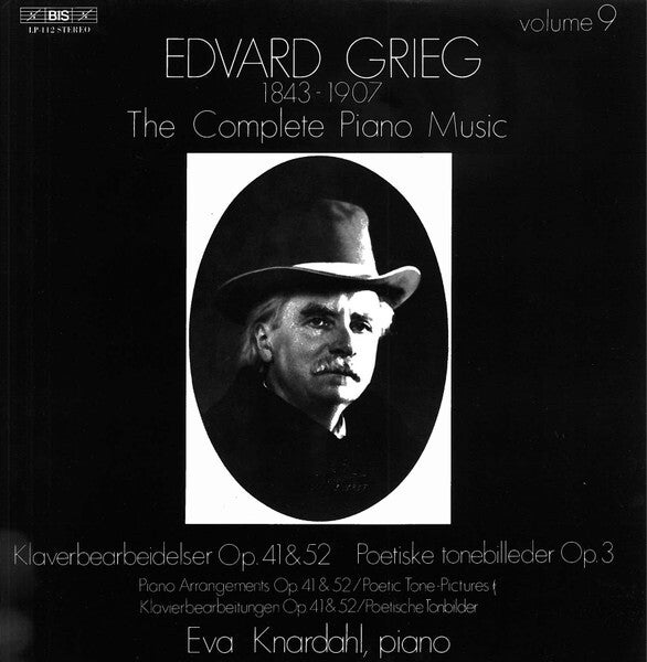 Edvard Grieg, Eva Knardahl – The Complete Piano Music Volume 9 (LP)