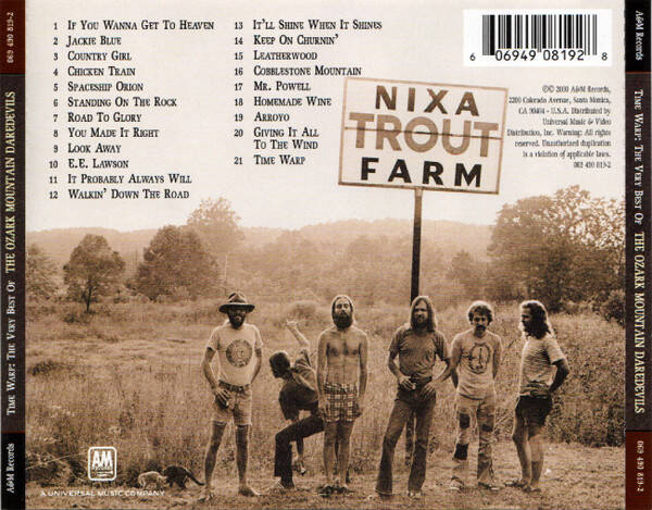 The Ozark Mountain Daredevils – Time Warp: The Very Best Of The Ozark Mountain Daredevils (CD)