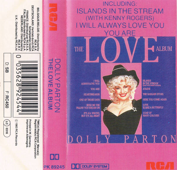 Dolly Parton – The Love Album (Kassett)