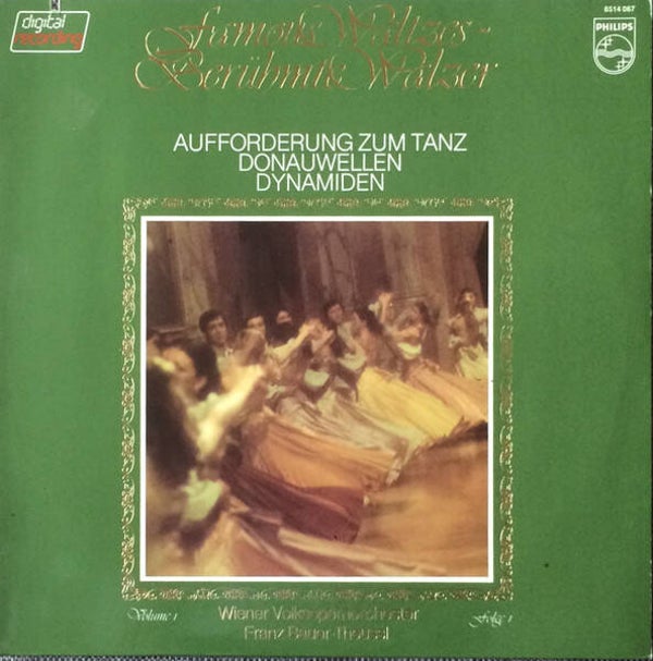 Wiener Volksopernorchester, Franz Bauer-Theussl – Famous Waltzes Volume 1 (LP)