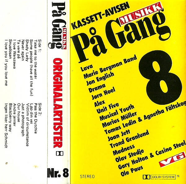 Diverse - Kassett-Avisen Musikk På Gang 8 (Kassett)