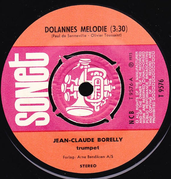 Jean-Claude Borelly – Dolannes Melodie (7")