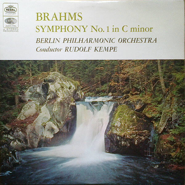 Brahms, Berlin Philharmonic Orchestra Conductor Rudolf Kempe – Symphony No. 1 In C Minor (LP)