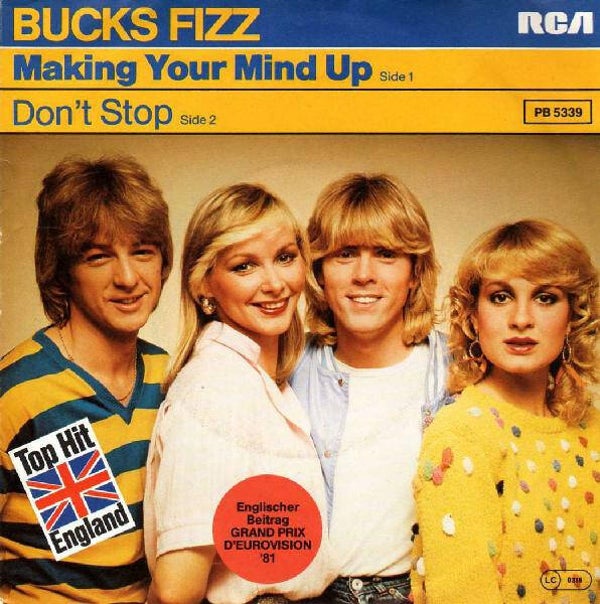 Bucks Fizz ‎– Making Your Mind Up (7")