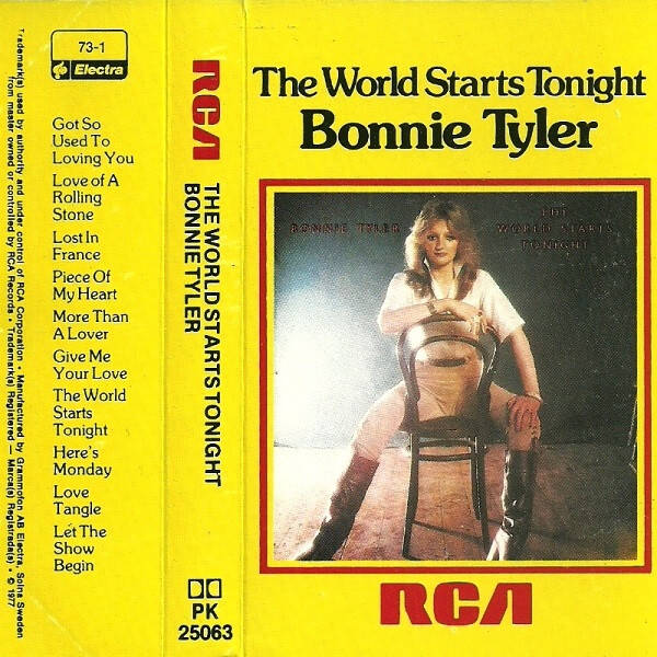 Bonnie Tyler – The World Starts Tonight (Kassett)