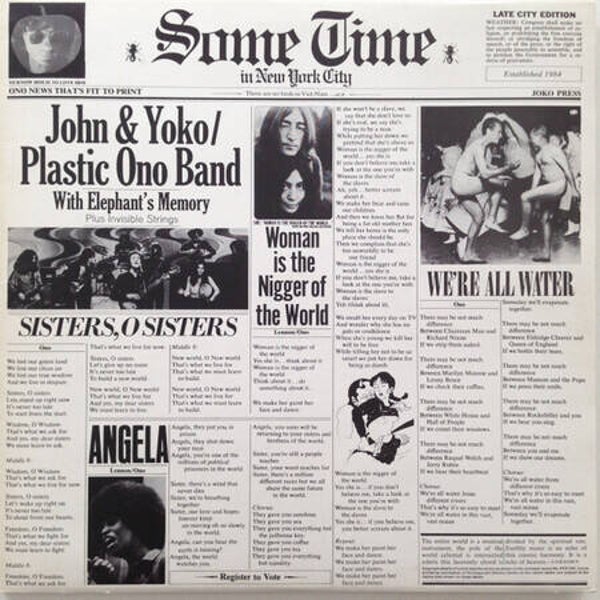 John & Yoko / Plastic Ono Band With Elephant's Memory And Invisible Strings – Some Time In New York City (2LP)