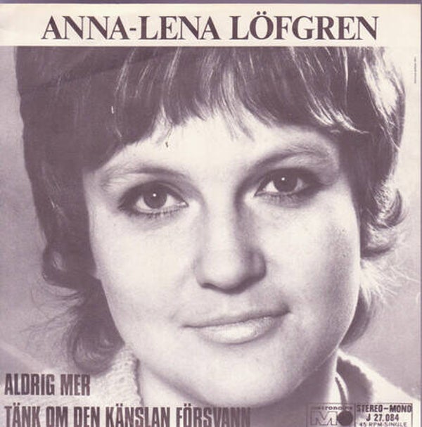 Anna-Lena Löfgren ‎– Aldrig Mer (7")