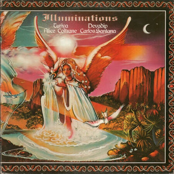 Devadip Carlos Santana, Turiya Alice Coltrane ‎– Illuminations (LP)