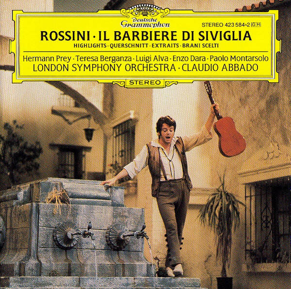 Gioacchino Rossini - Hermann Prey · Teresa Berganza · Luigi Alva · Enzo Dara · Paolo Montarsolo - London Symphony Orchestra - Claudio Abbado – Il Barbiere Di Siviglia (Highlights-Querschnitt-Extraits-Brani Scelti) (CD)
