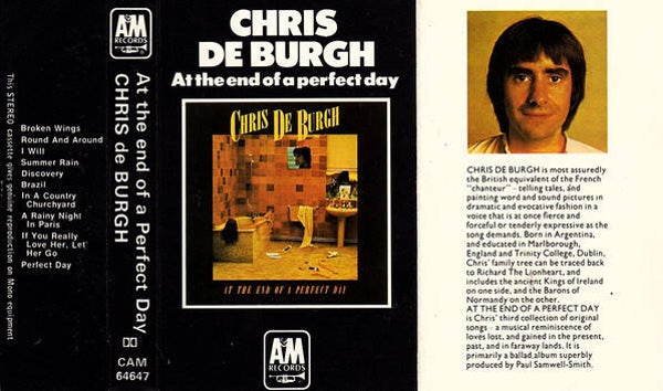Chris de Burgh ‎– At The End Of A Perfect Day (Kassett)