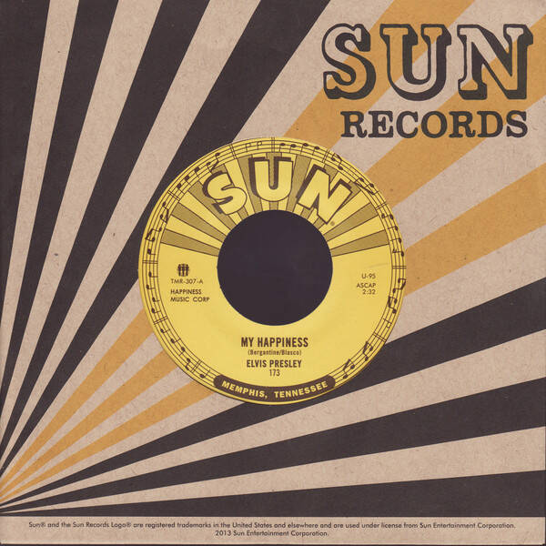 Elvis Presley – My Happiness / That's When Your Heartaches Begin (7")
