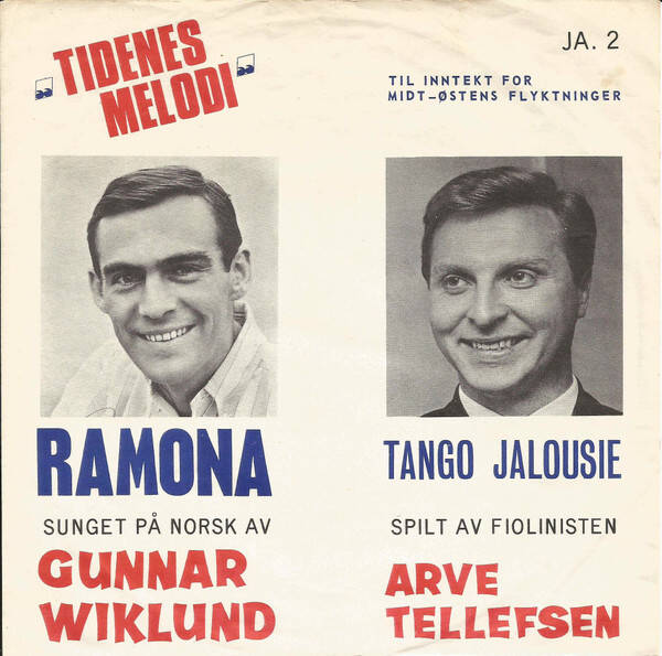 Gunnar Wiklund, Arve Tellefsen – Tidenes Melodi (7")