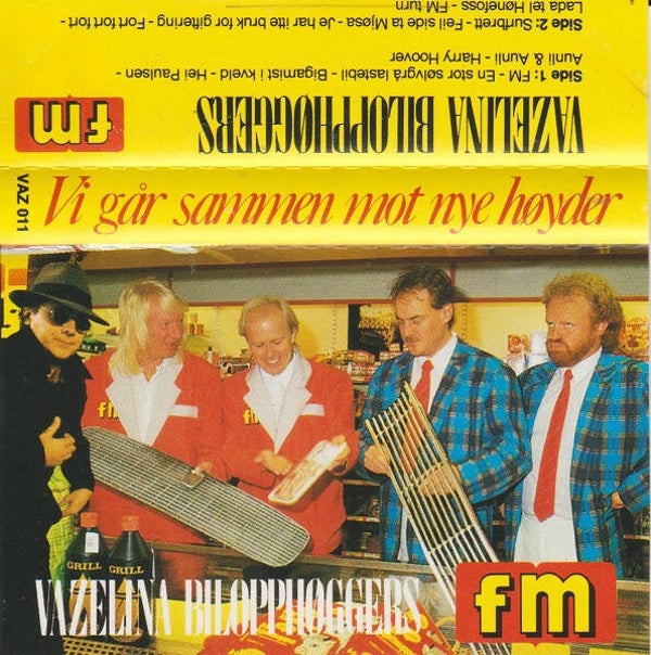 Vazelina Bilopphøggers ‎– Vi Går Sammen Mot Nye Høyder (Kassett)