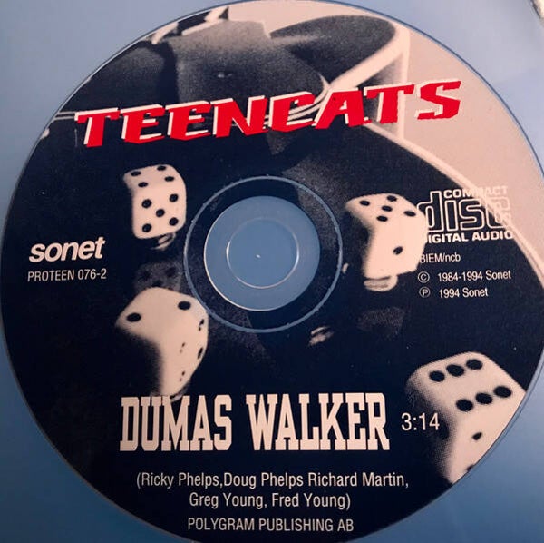 Teencats ‎– Dumas Walker (CD singel, Promo)