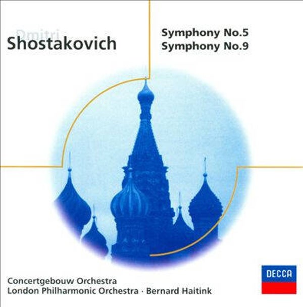 Dmitri Shostakovich, Concertgebouw Orchestra, London Philharmonic Orchestra, Bernard Haitink – Symphony No. 5 / Symphony No. 9 (CD)