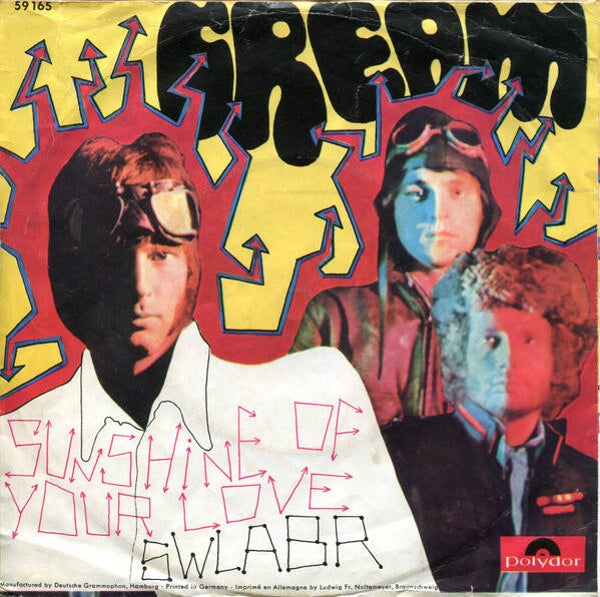 Cream – Sunshine Of Your Love (7")