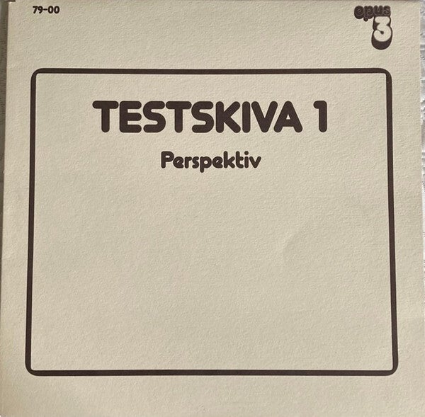 Diverse - Testskiva 1 (Perspektiv) (LP)