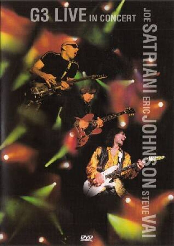 G3: Joe Satriani, Eric Johnson, Steve Vai – G3 Live In Concert (DVD)