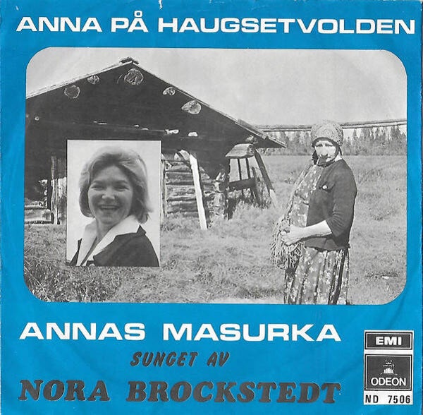 Nora Brockstedt ‎– Annas Masurka (7")