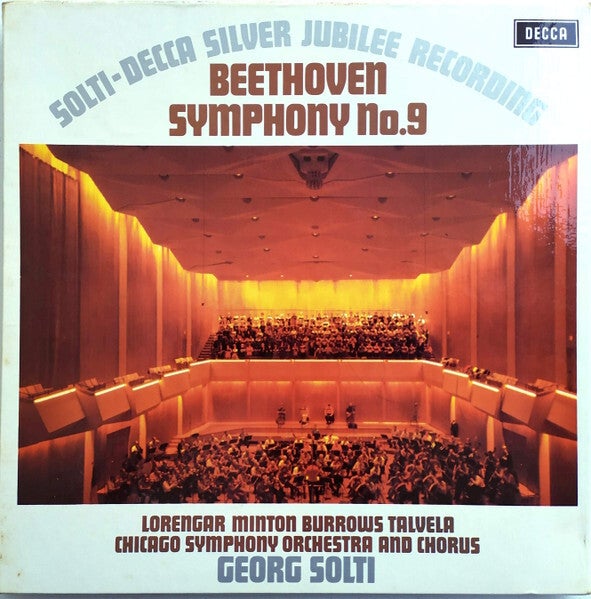 Lorengar, Minton, Burrows, Talvela, Chicago Symphony Orchestra And Chorus, Georg Solti – Beethoven Symphony No. 9 (Solti-Decca Silver Jubilee Recording) (2LP)