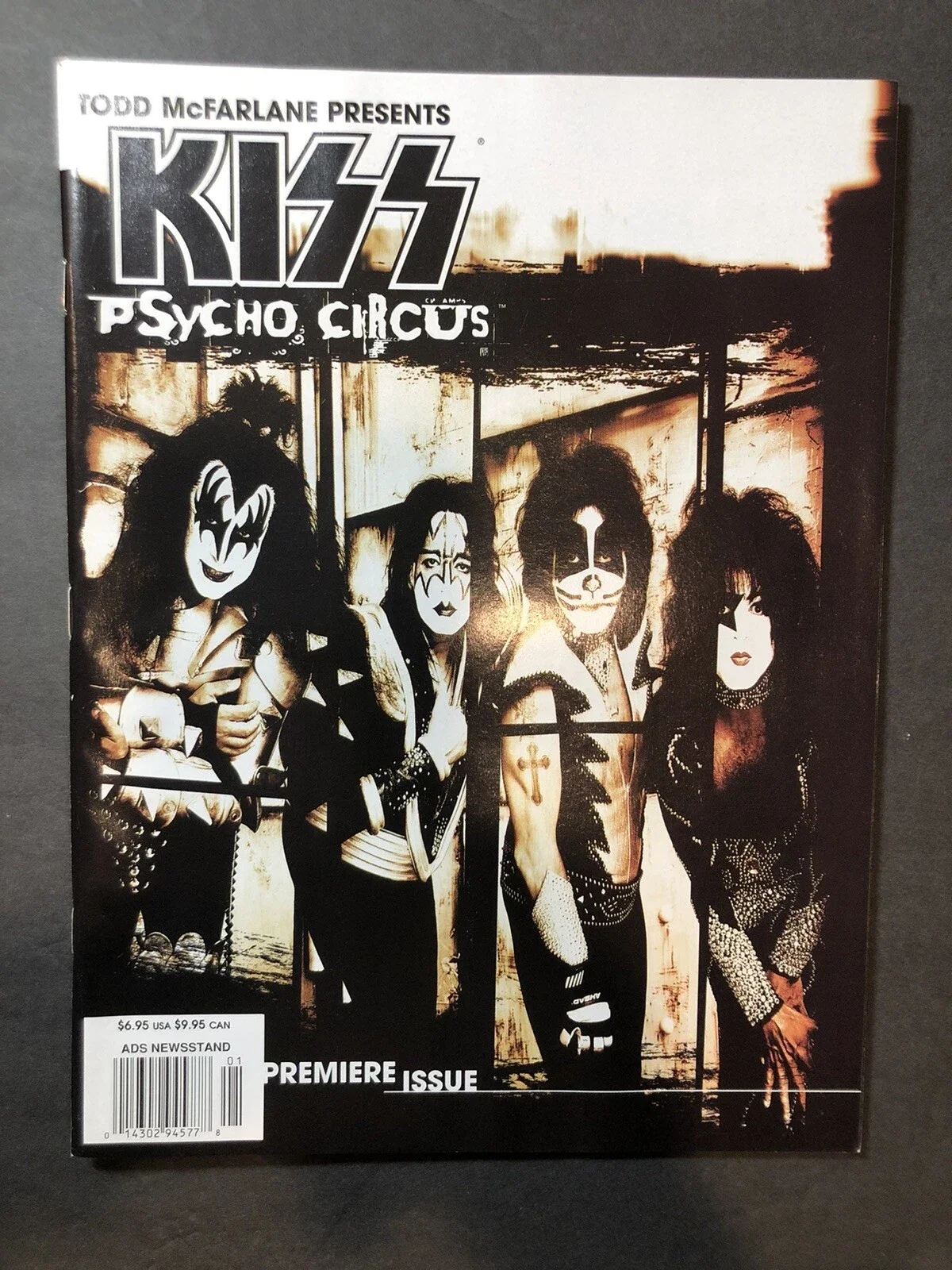 Todd McFarlane Presents KISS Psycho Circus #1 PREMIERE ISSUE (Blad)