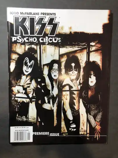 Todd McFarlane Presents KISS Psycho Circus #1 PREMIERE ISSUE (Blad)