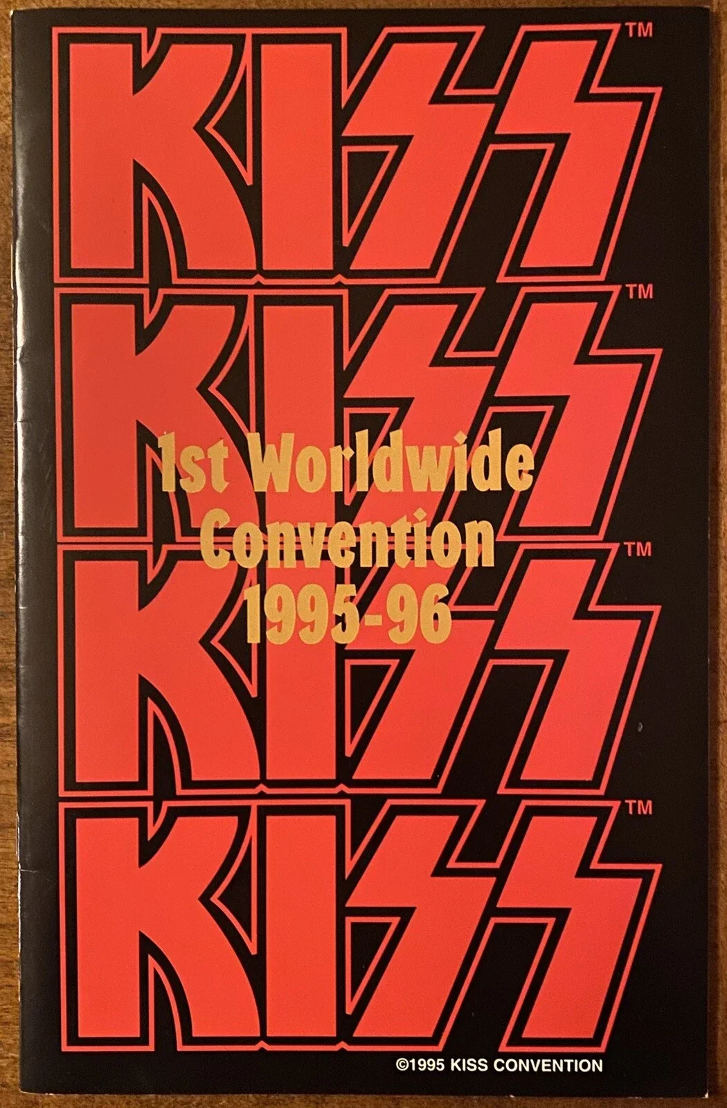 Kiss - 1st Worldwide Convention 1995-96 (Turnèprogram)