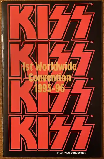 Kiss - 1st Worldwide Convention 1995-96 (Turnèprogram)