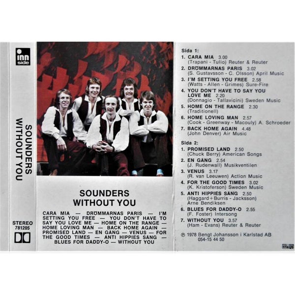 Sounders - Without You (Kassett)