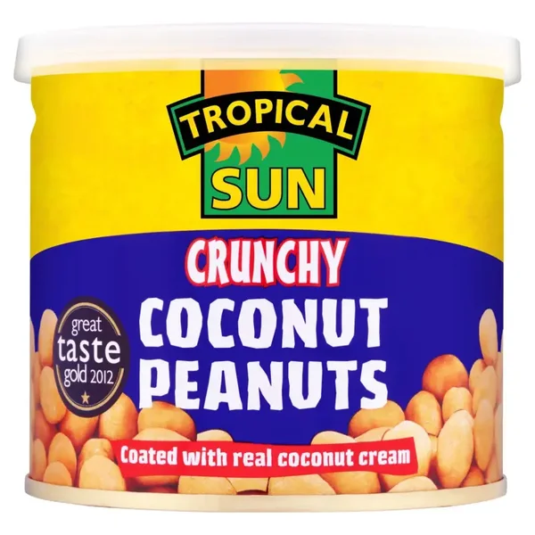 Tropical Sun Crunchy Coconut Peanuts 165g