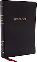 KJV Holy Bible: Giant Print with 53,000 Cross References, Deluxe Black Leathersoft, Red Letter, Comfort Print: King James Version