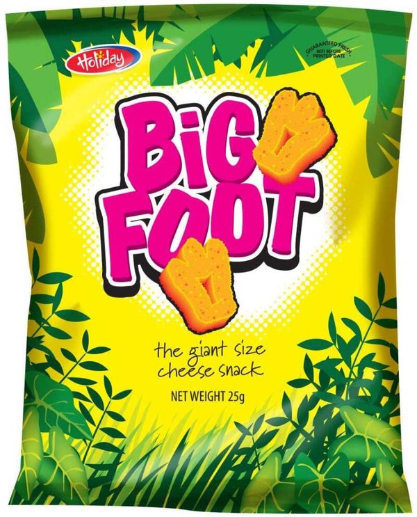 Holiday Big Foot, The Giant Cheese Snack, 0.8 Oz,