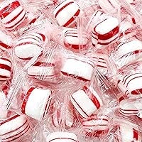 Red Bird Soft Peppermint Candy, Individually Wrapped, Gluten Free Breath Mints, 52 oz Tub