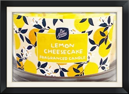 Pan Aroma Lemon Cheesecake candle